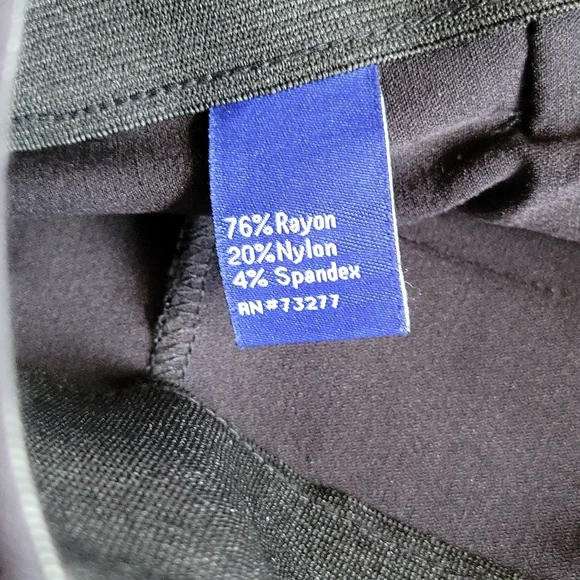 Apt. 9 Brynn Millennium Pull-On Bootcut Dress Pants w/ tummy control black - Picture 7 of 7